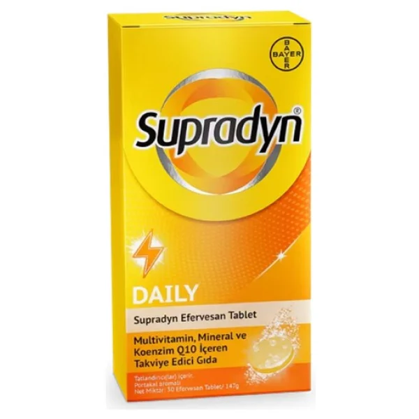 Supradyn Daily Koenzim Q10 Efervesan 30 Tablet - Görsel 4