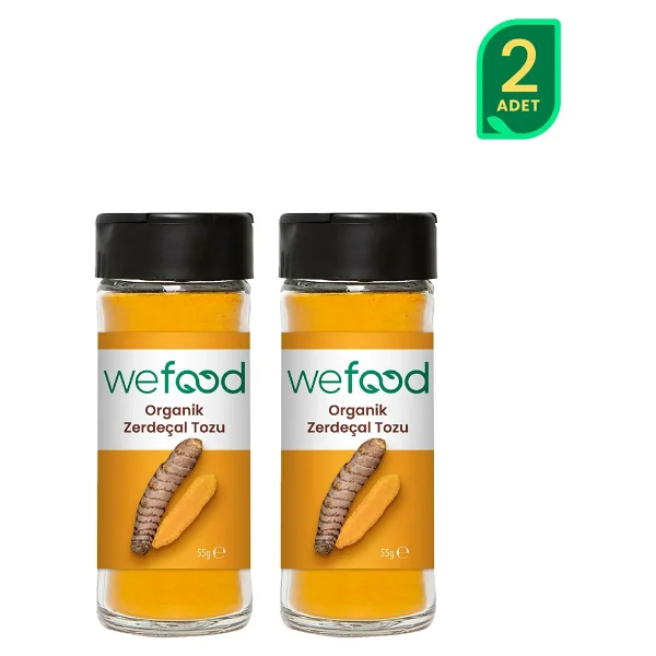 Wefood Organik Zerdeçal Tozu 55 Gr 2'li - Görsel 4