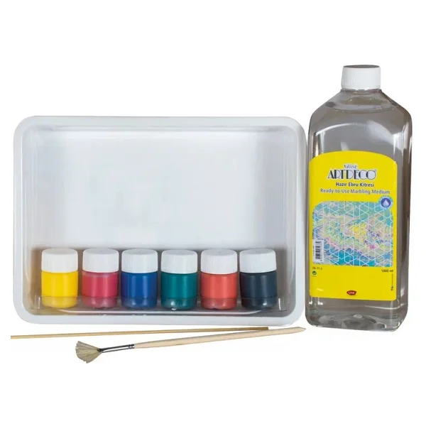 Artdeco 6 Renk Mini Ebru Set - Görsel 3