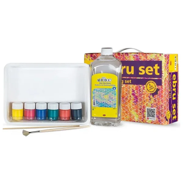 Artdeco 6 Renk Mini Ebru Set