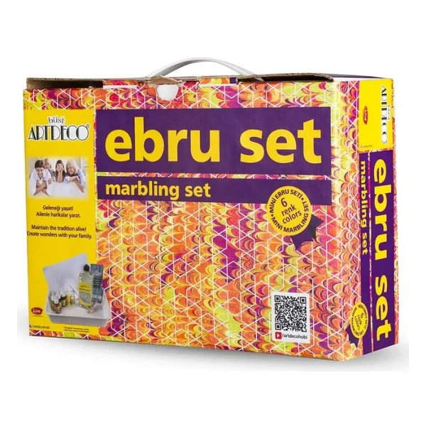 Artdeco 6 Renk Mini Ebru Set - Görsel 2