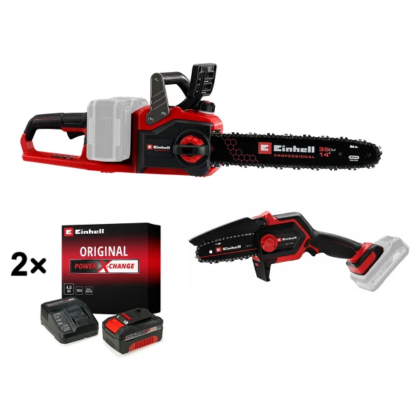 Einhell Gp-Lc 36/35 Li + Ge-Ps 18/15 Li Bl - Akülü Kömürsüz Dal Kesme Seti (2 Adet 4,0 Ah Akü Ve Şarj Cihazı Dahildir) - Görsel 7