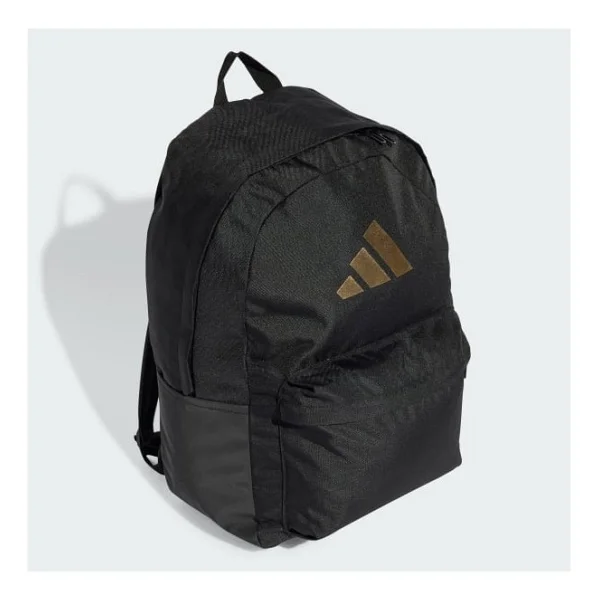 Adidas Classic 3 Bar Logo Is7048 Siyah-Gold Sırt Çantası - Görsel 9
