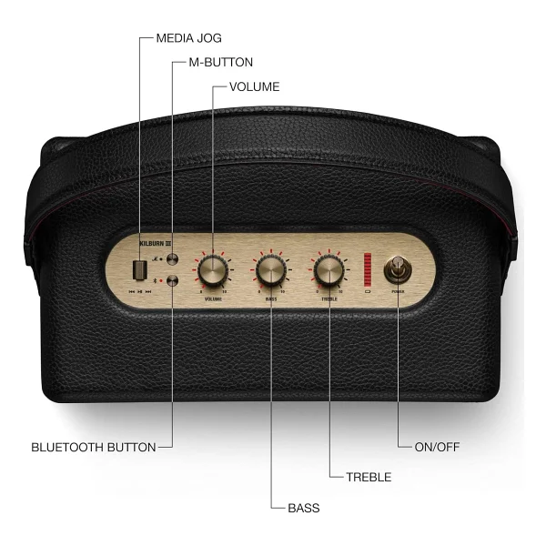Marshall Kilburn Iıı Siyah Bluetooth Hoparlör - Görsel 4