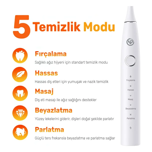Npo Nicefeel X610-Z Şarjlı Diş Fırçası - Görsel 2
