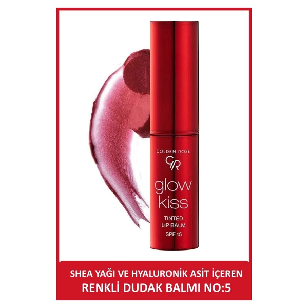 Golden Rose Glow Kiss No: 06 - No: 02- No: 05 Renkli Dudak Nemlendirici Seti - Görsel 4