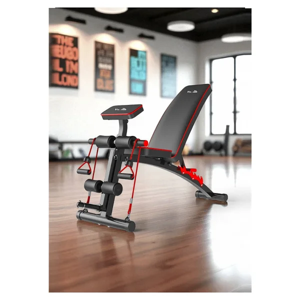 V-Fit D208 Katlanabilir Mekik Ve Ağırlık Sehpası - Görsel 4