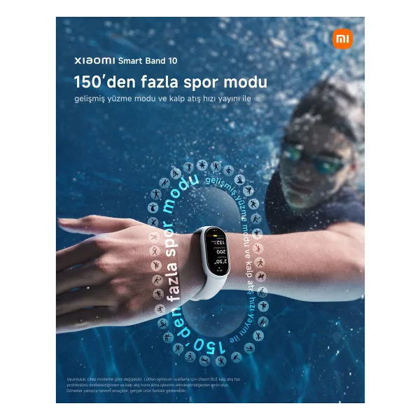 Xiaomi Smart Band 10 Beyaz - Görsel 6