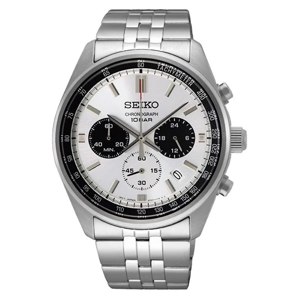 Seiko Ssb425 Gümüş-Beyaz Erkek Kol Saati - Görsel 2