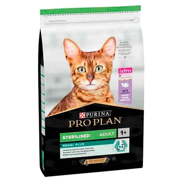Pro Plan Renal Plus Sterilised Hindili Ve Tavuklu Kısırlaştırılmış 3 Kg Yetişkin Kedi Maması - Görsel 6
