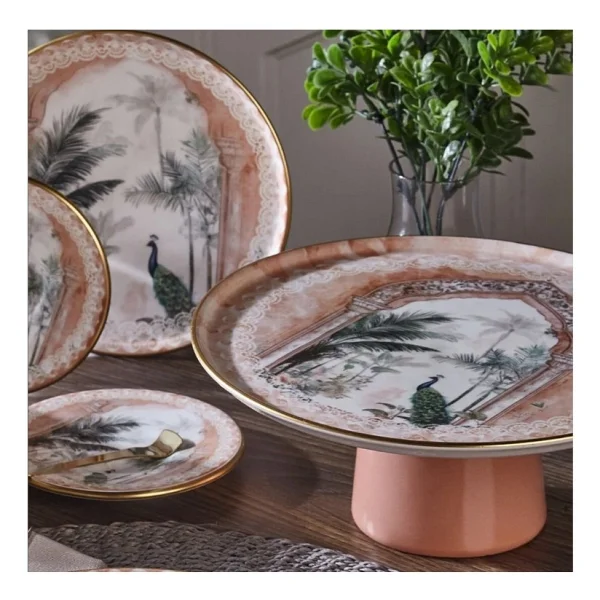 Fecra Peacock 19 Parça Pasta Takımı - Görsel 2