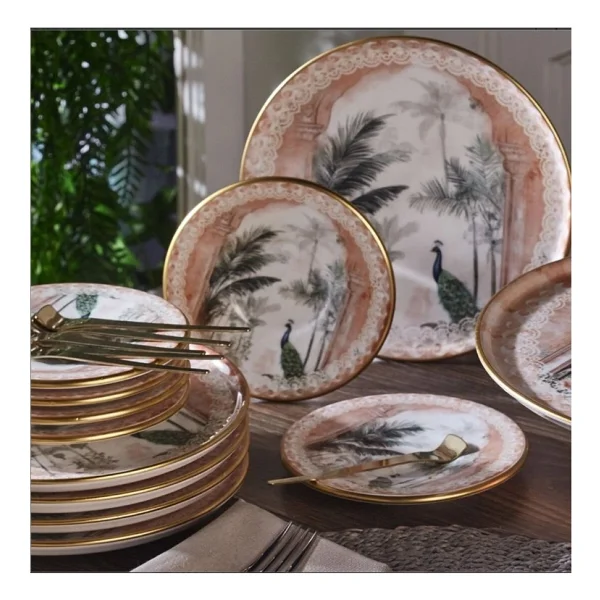 Fecra Peacock 19 Parça Pasta Takımı - Görsel 3