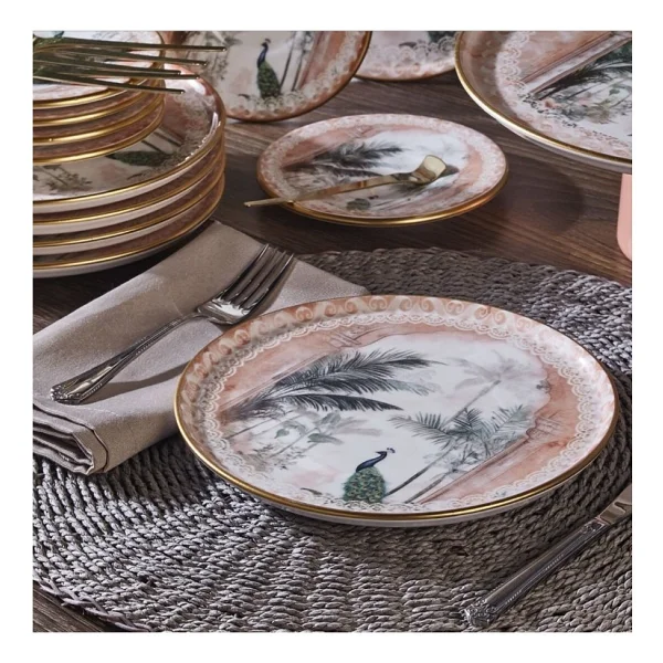Fecra Peacock 19 Parça Pasta Takımı - Görsel 4