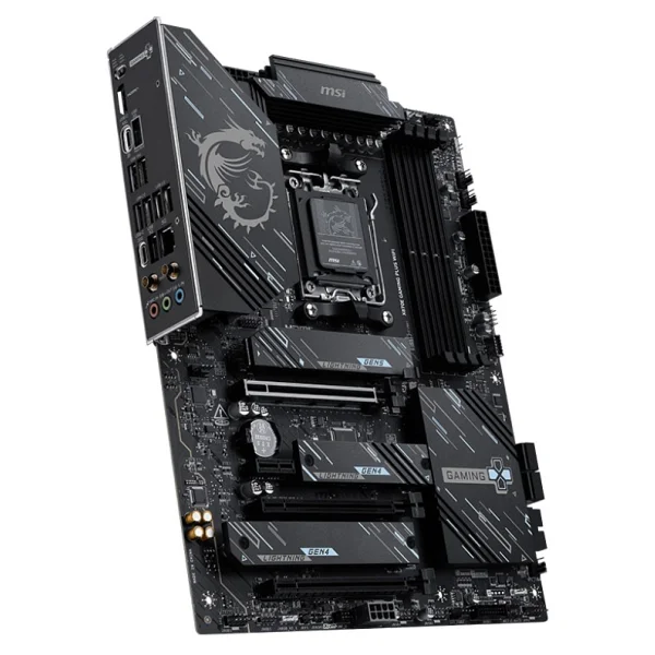 Msı X870e Gaming Plus Wi-Fi AMD Am5 DDR5 Atx Anakart - Görsel 2