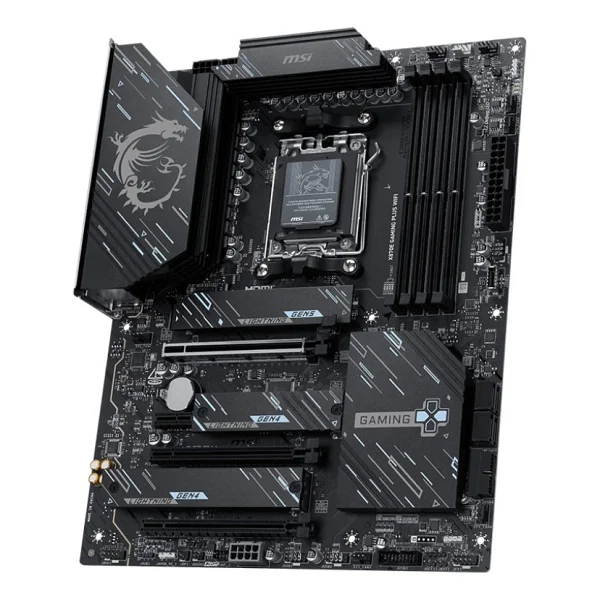 Msı X870e Gaming Plus Wi-Fi AMD Am5 DDR5 Atx Anakart - Görsel 4