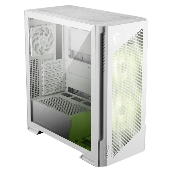 Msı Velox 300r Airflow Pz Argb Fanlı Beyaz E-Atx Oyuncu Kasası - Görsel 5