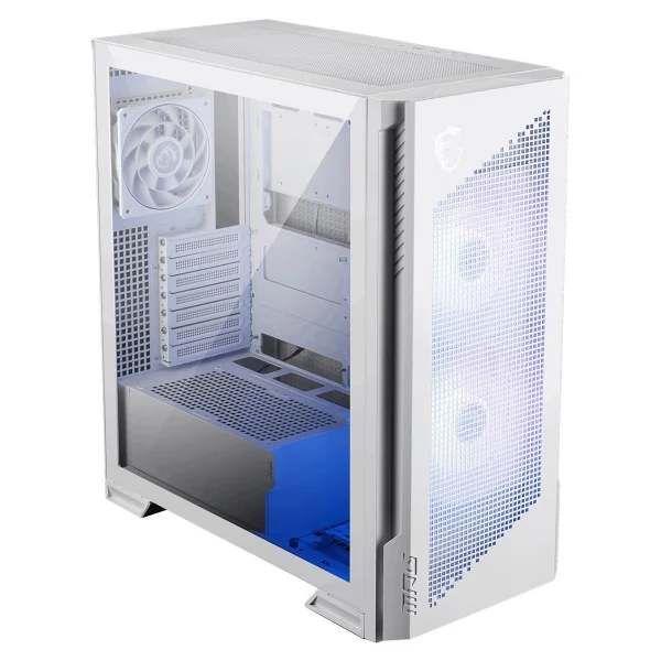 Msı Velox 300r Airflow Pz Argb Fanlı Beyaz E-Atx Oyuncu Kasası - Görsel 6