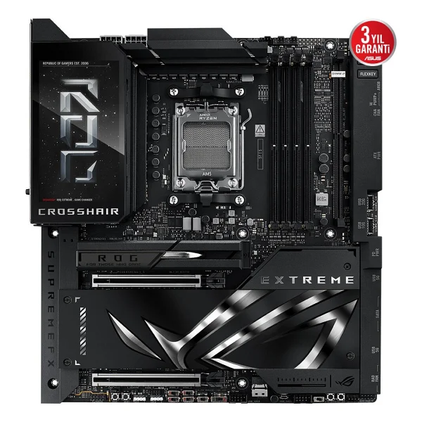 Asus Rog Crosshair X870e Extreme AMD Am5 DDR5 E-Atx Anakart - Görsel 2