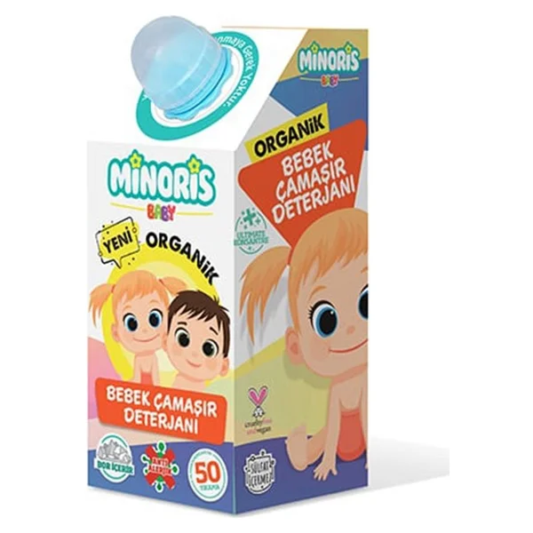 Minoris Baby Organik Antialerjik Bebek Çamaşır Deterjanı 1000 Ml - Görsel 8