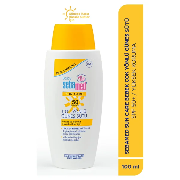 Sebamed Sun Care Çok Yönlü Koruyucu 100 Ml 50 Faktör Bebek Güneş Sütü - Görsel 8