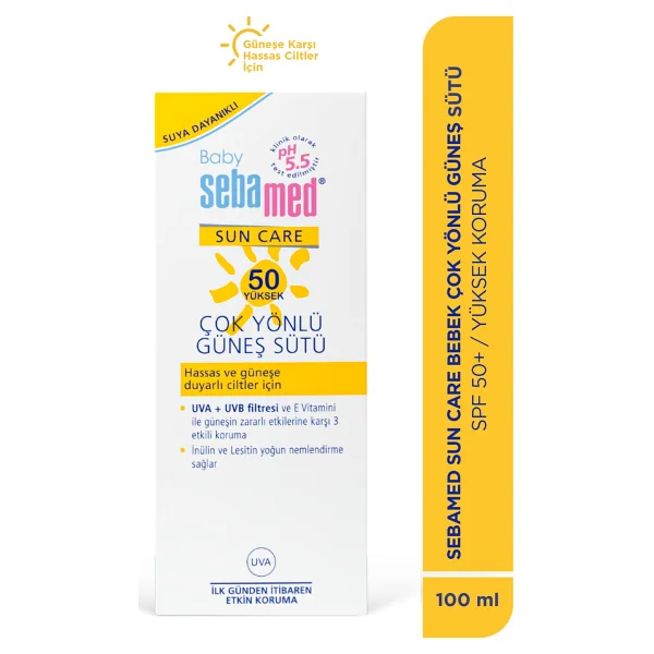 Sebamed Sun Care Çok Yönlü Koruyucu 100 Ml 50 Faktör Bebek Güneş Sütü - Görsel 3