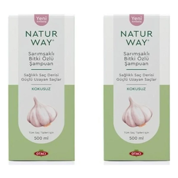Otacı Naturway Sarımsaklı 500 Ml 2 Adet Şampuan - Görsel 2