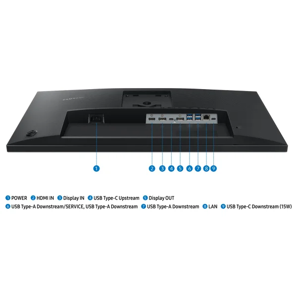 Samsung Essential S4 S43uf Ls27f430uauxuf 27" 5 Ms Full HD Pivot Ips 100 Hz Monitör - Görsel 4