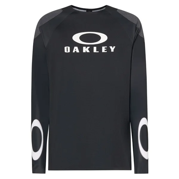 Oakley Seeker Edge Jersey Erkek Siyah Tişört - M - Gri - Görsel 7