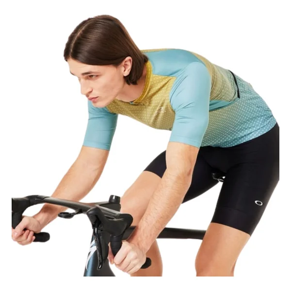 Oakley Endurance Dazzle Camo Jersey Erkek Mavi Tişört - Görsel 5