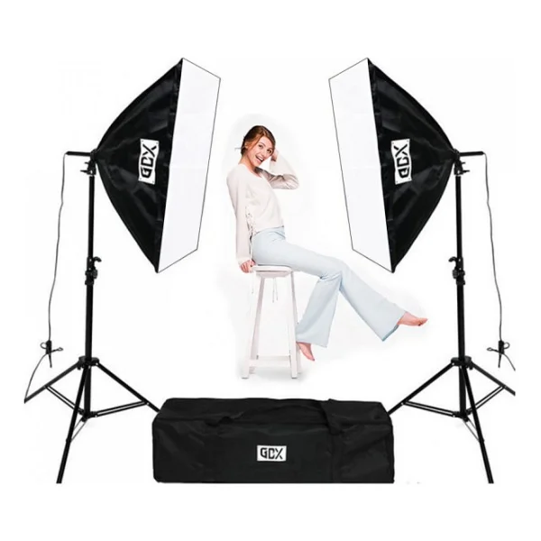 Gdx Tlb-2 Twin Pro 50x70 Softbox Kit - Lambasız - Görsel 4