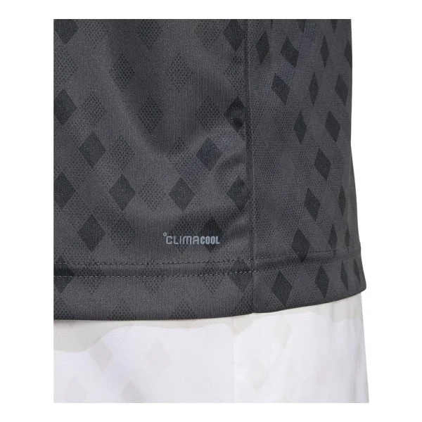 Adidas Performance Jm1205 Club Tennis Climacool Grafik Baskılı Polo Tişört - XL - Gri - Siyah - Görsel 5