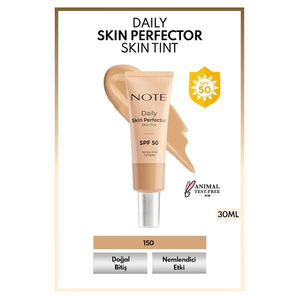 Note Daily Skin Perfector Skin Tint Spf 50 150 30 Ml Krem Fondöten - Görsel 2