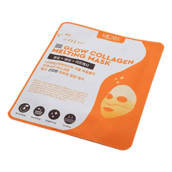 Mjcare Glow Collagen Melting Mask - Hydrojel Şeffaflaşan Eriyen Maske - Görsel 5