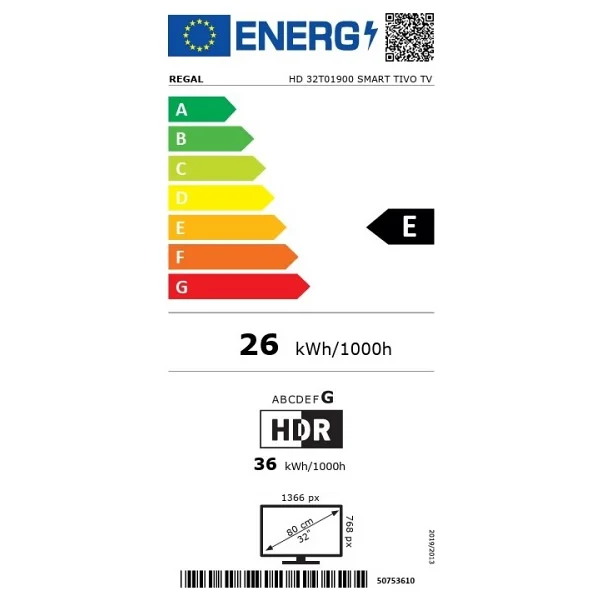 Regal 32t01900 HD 32" 82 Cm Ekran Uydu Alıcılı Smart LED TV - Görsel 6