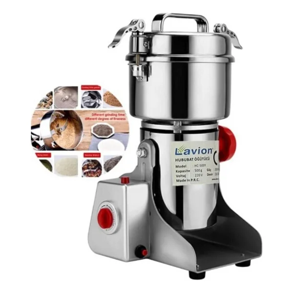 Lavion Hc500 Gr Yüksek Hızlı Baharat Öğütücü - Görsel 3