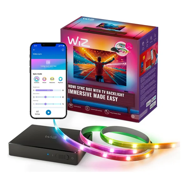 Wiz Hdmı Sync Box 75-85 İnç RGB TV Arkası LED Aydınlatma - Görsel 2