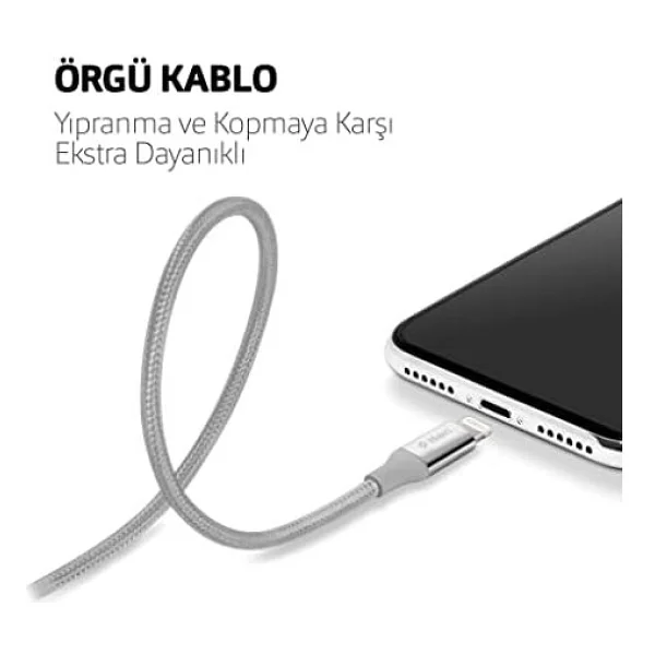 Ttec Alumicable 2dk16 1.2 M USB To Lightning Şarj Kablosu - Görsel 2