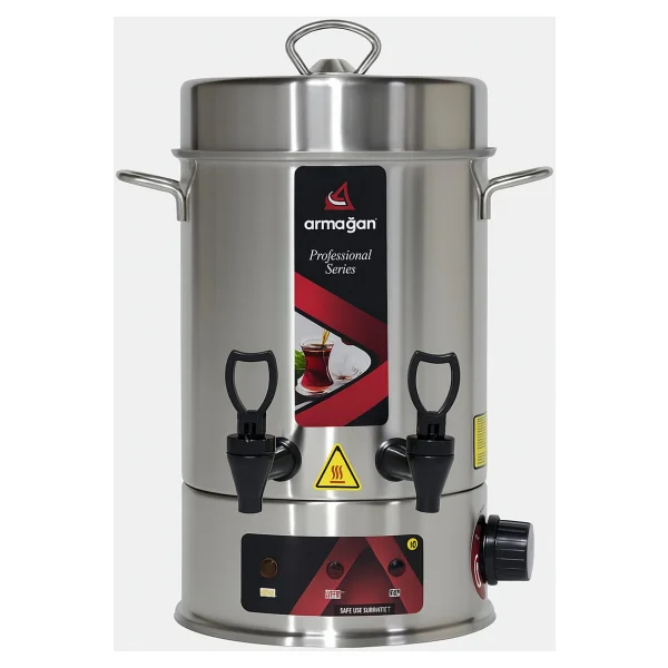 Armağan Çay Makinesi & Çay Otomatı 6 Litre 60 Bardak - Çelik - Görsel 5