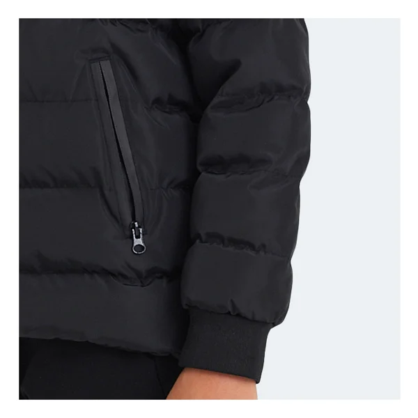 Slazenger Captain New Kapüşonlu Siyah Çocuk Şişme Mont - Görsel 6
