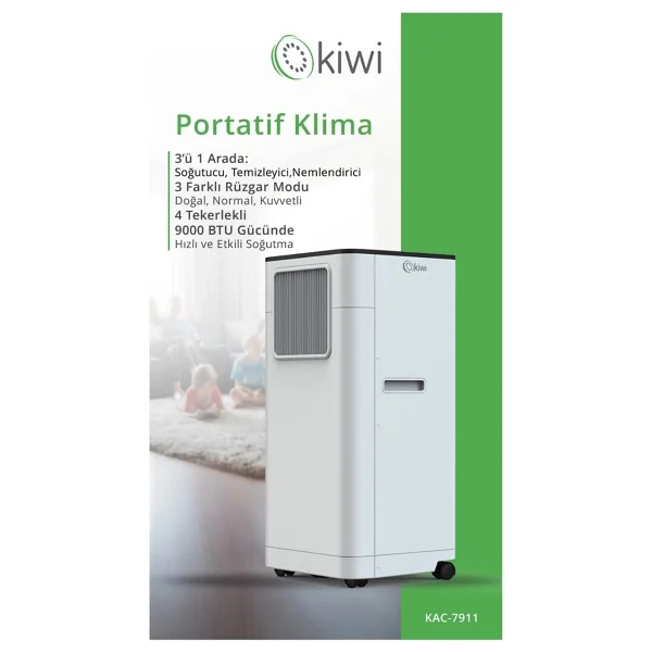 Kiwi Kac-7911 9000 Btu Mobil Klima - Görsel 2