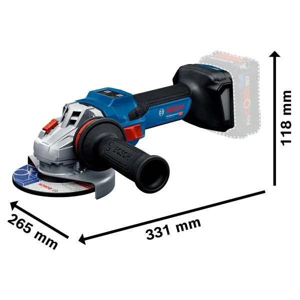Bosch Gws 18v-15 S Aküsüz Taşlama Makinesi - Görsel 3
