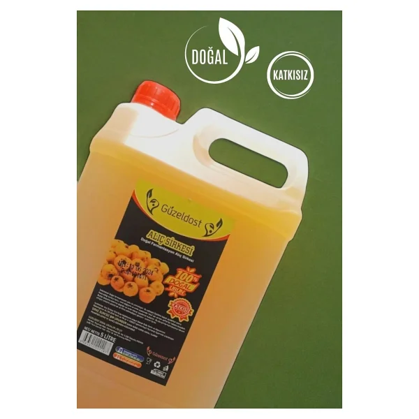 Güzeldost Alıç Sirkesi 5 Litre Katkısız Ev Yapımı - Saf Ve Doğal Lezzet - Görsel 2