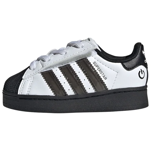 Adidas Superstar LED Lights Comfort Closure El I Js1293 Beyaz-Siyah Bebek Spor Ayakkabı - Görsel 2