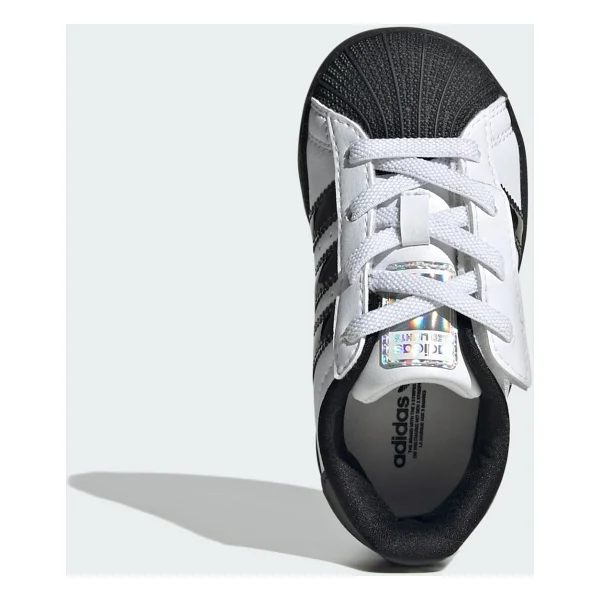 Adidas Superstar LED Lights Comfort Closure El I Js1293 Beyaz-Siyah Bebek Spor Ayakkabı - Görsel 4