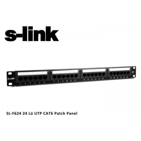 S-Link Sl-F624 Cat6 24 Port Patch Panel - Görsel 6