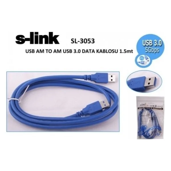 S-Link Sl-3053 1.5 M USB Uzatma Kablosu - Görsel 2