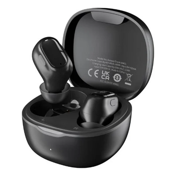 Baseus Encok Wm01 TWS Siyah Kulak İçi Bluetooth Kulaklık - Görsel 2