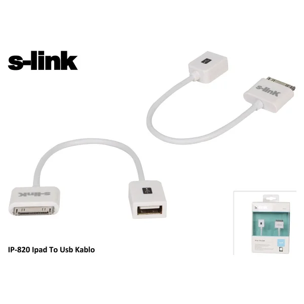 S-Link Ip-820 iPad Otg Kablo - Görsel 2
