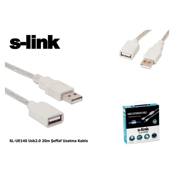 S-Link Sl-Ue140 20 M USB 2.0 Uzatma Kablosu - Görsel 9