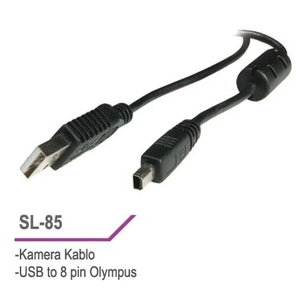 S-Link Sl-85 8p USB 1,8m 8 Pin Kamera Kablo - Görsel 2